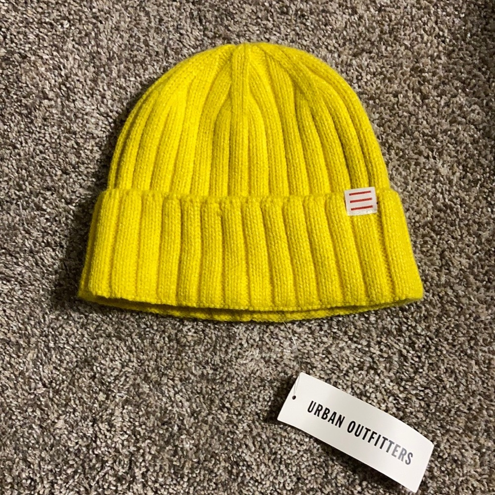Yellow beanie